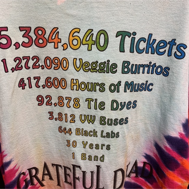 dead stock 90's GRATEFULDEAD vintageTシャツ メンズのトップス(Tシャツ/カットソー(半袖/袖なし))の商品写真