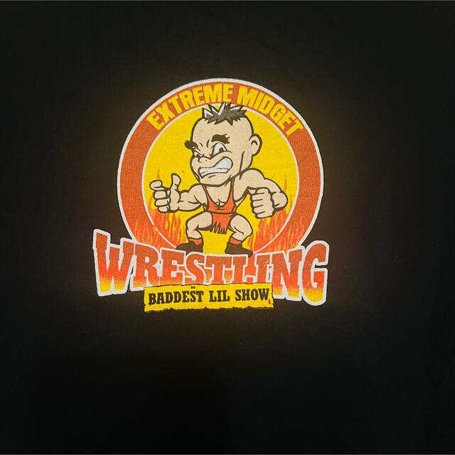 Extreme Midget レスニング　wrestling Tシャツ　Mサイズ メンズのトップス(Tシャツ/カットソー(半袖/袖なし))の商品写真