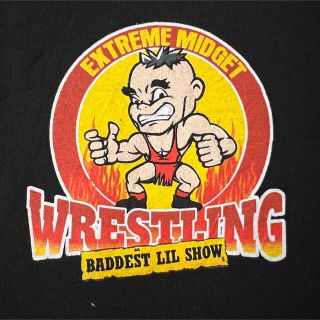 Extreme Midget レスニング　wrestling Tシャツ　Mサイズ(Tシャツ/カットソー(半袖/袖なし))