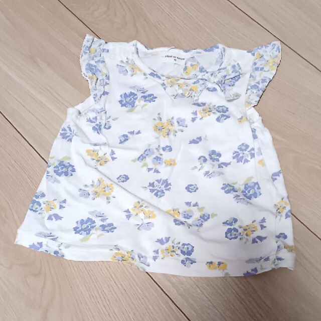 【ミント様専用】花柄セットアップ&ベベ　ワンピース キッズ/ベビー/マタニティのベビー服(~85cm)(ワンピース)の商品写真