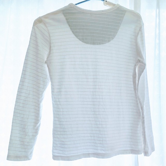 メンズ　長袖Tシャツ　白 メンズのトップス(Tシャツ/カットソー(七分/長袖))の商品写真