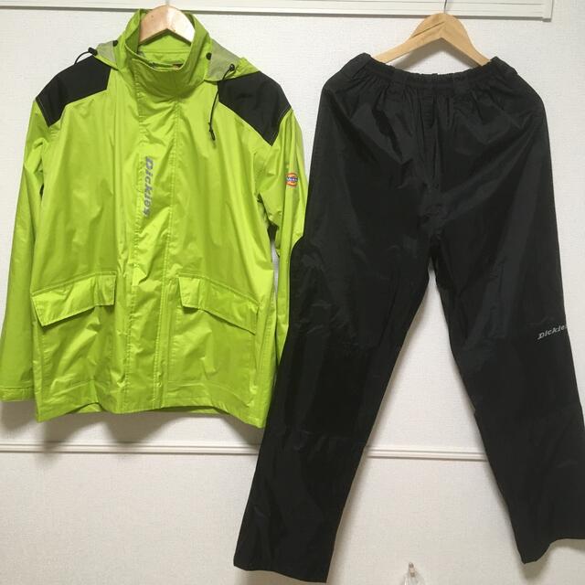 Dickies(ディッキーズ)のDickies レインウェア　上下セット(Lサイズ) 梅雨対策 メンズのファッション小物(レインコート)の商品写真