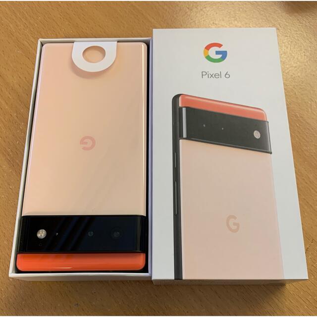 Google Pixel 6 128GB Kinda Coral コーラル