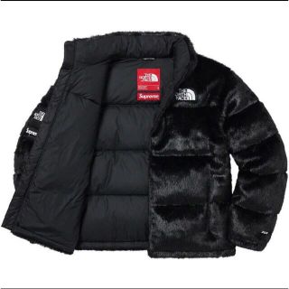 シュプリーム(Supreme)の【M Black 】Faux Fur Nuptse Jacket(ダウンジャケット)