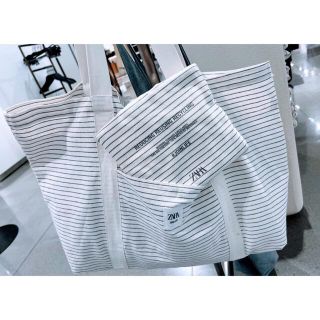 ザラ トートバッグ(レディース)(ボーダー)の通販 29点 | ZARAの