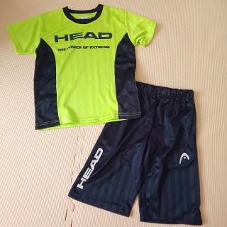 ヘッド(HEAD)のHEAD 半袖Tシャツ&ハーフパンツ 130㎝ セットアップ(Tシャツ/カットソー)