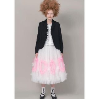 コムデギャルソン(COMME des GARCONS)のコムデギャルソンガール2021AW チュールスカート(ひざ丈スカート)