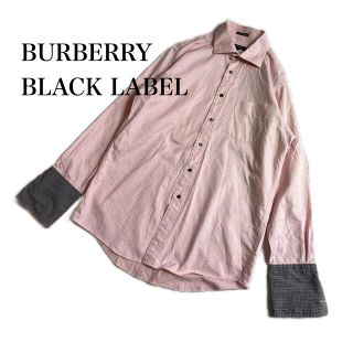 バーバリーブラックレーベル(BURBERRY BLACK LABEL)のバーバリー　ブラックレーベル　シャツ　長袖　カッターシャツ　ノバチェック(シャツ)