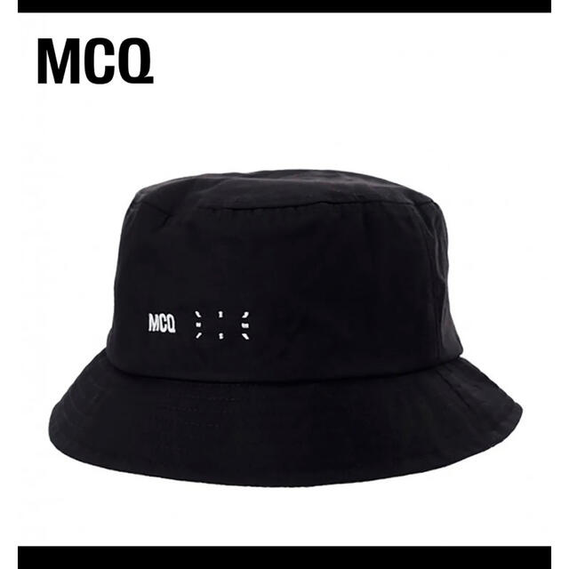 MCQ ロゴ　バケットハット　Black 新品！