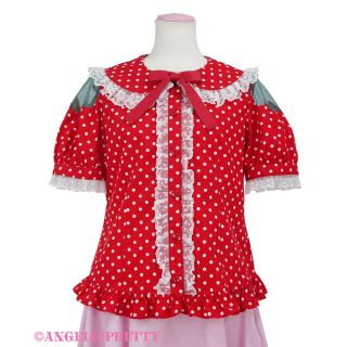 アンジェリックプリティー(Angelic Pretty)のStrawberryブラウス(シャツ/ブラウス(半袖/袖なし))