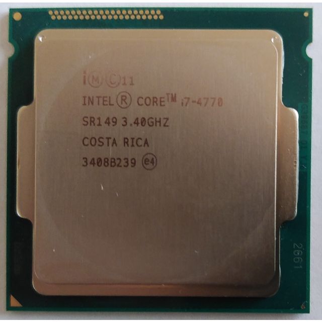 ＣＰＵ INTEL CORE i7-4770 ２枚 デスクトップパソコン用 - PCパーツ