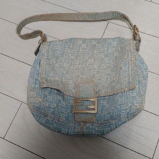 専用FENDI FF ズッカ　デニム　バッグ　フェンディ  ハンド