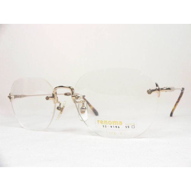 RENOMA(レノマ)のrenoma ヴィンテージ 眼鏡 フレーム ツーポイント レノマ メンズのファッション小物(サングラス/メガネ)の商品写真