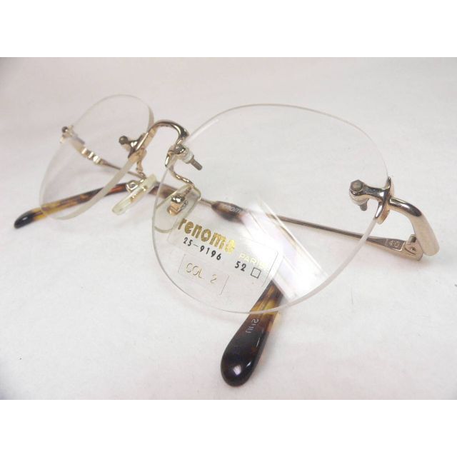 RENOMA(レノマ)のrenoma ヴィンテージ 眼鏡 フレーム ツーポイント レノマ メンズのファッション小物(サングラス/メガネ)の商品写真
