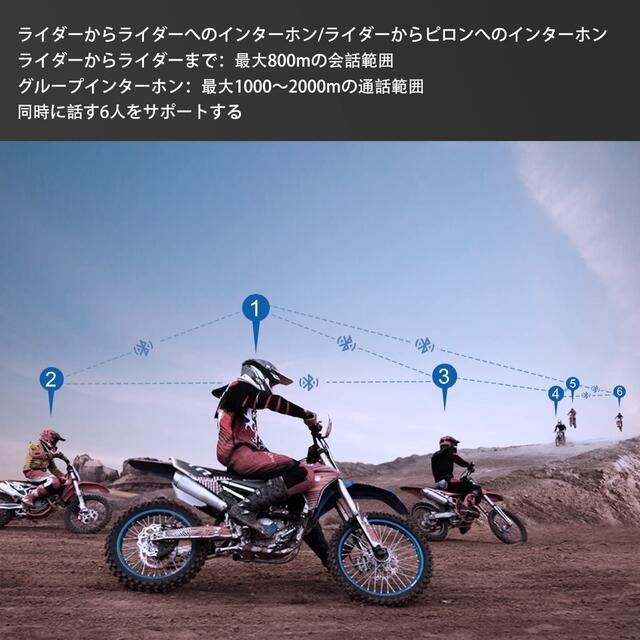 バイク インカム 5台セット　新品 自動車/バイクのバイク(装備/装具)の商品写真