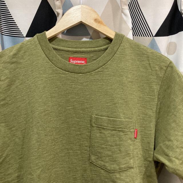 Supreme Pocket Tee 半袖Ｔシャツ  グリーン M