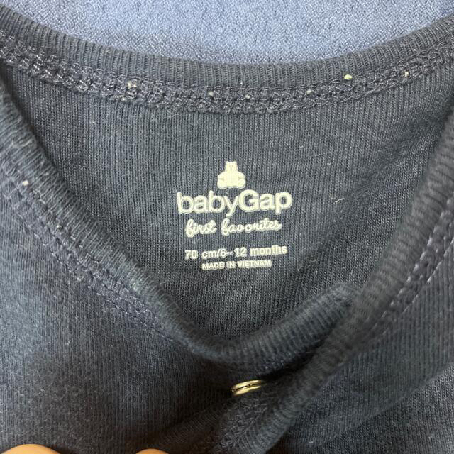 babyGAP(ベビーギャップ)のロンパース 半袖 70cm キッズ/ベビー/マタニティのベビー服(~85cm)(ロンパース)の商品写真