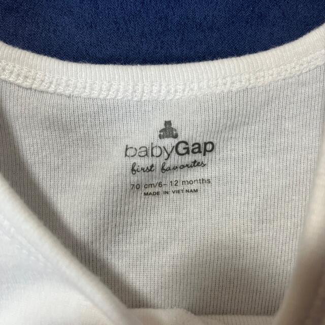 babyGAP(ベビーギャップ)のロンパース 半袖 70cm キッズ/ベビー/マタニティのベビー服(~85cm)(ロンパース)の商品写真