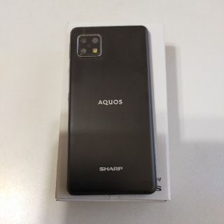 アクオス(AQUOS)のAQUOS sense4  SH-M15 ブラック　シムフリー(スマートフォン本体)