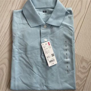 ユニクロ(UNIQLO)のユニクロ　ポロシャツ　Ｓ　ブルー(ポロシャツ)