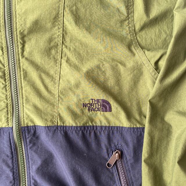 THE NORTH FACE(ザノースフェイス)のナイロンジャケット ノースフェイス　レディース　Lサイズ　グリーン系 レディースのジャケット/アウター(ナイロンジャケット)の商品写真