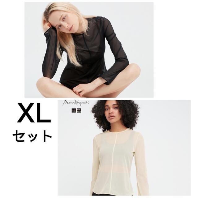 UNIQLO×mame シアークルーネックTシャツ　XL