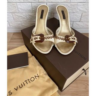 ルイヴィトン(LOUIS VUITTON)のLOUIS VUITTON サンダル　正規店購入品　37(サンダル)