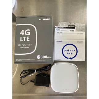 アイオーデータ(IODATA)のアイオーデータのWi-Fiルーター　WN-CS300FR 　中古です。(PC周辺機器)