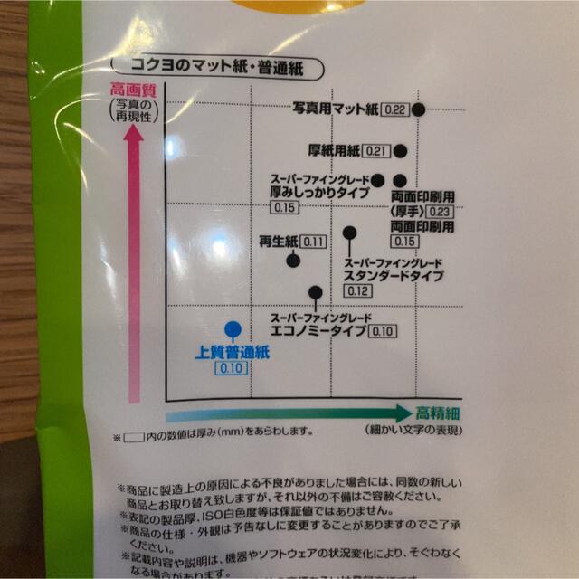 コクヨ コクヨ インクジェットプリンタ用紙 上質普通紙 A4 2KJ-P19A4-250の通販 by しお's shop｜コクヨならラクマ