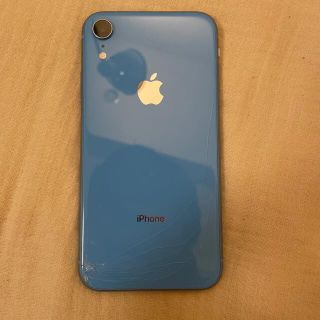 アップル(Apple)のiPhone XR 水色　64GB(スマートフォン本体)