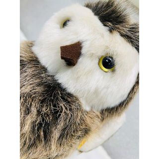 ファミリア(familiar)の新品タグ付★ ドイツ　steiff  シュタイフ　フクロウ　ふくろう(ぬいぐるみ)