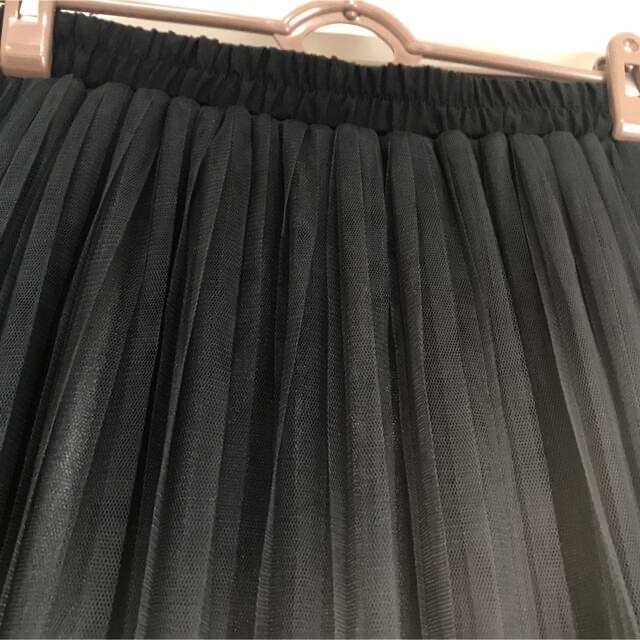 archives(アルシーヴ)の【アルシーヴ】黒色プリーツロングスカート レディースのスカート(ロングスカート)の商品写真