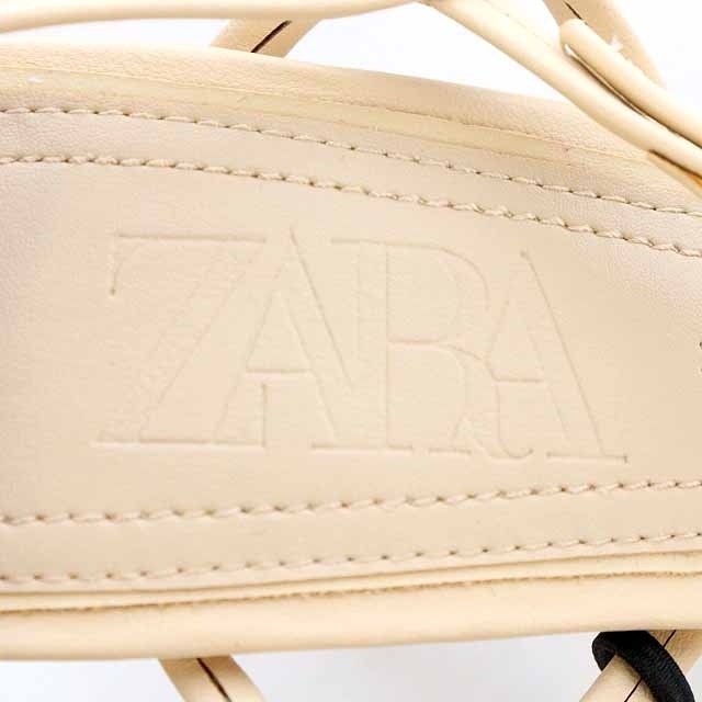 ZARA(ザラ)のザラ ZARA パンプス ミュール メッシュ 38 24.5cm ベージュ レディースの靴/シューズ(ハイヒール/パンプス)の商品写真