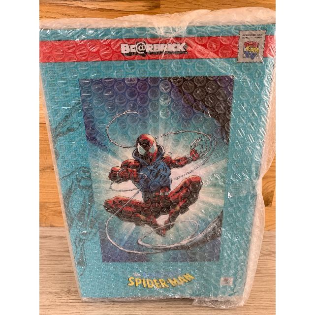 MEDICOM TOY(メディコムトイ)の新品 BE@RBRICK SCARLET SPIDER 100% & 400% エンタメ/ホビーのフィギュア(アメコミ)の商品写真