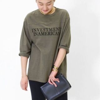 ドゥーズィエムクラス(DEUXIEME CLASSE)の【アメリカーナ】フットボールＴシャツ♪(Tシャツ(長袖/七分))