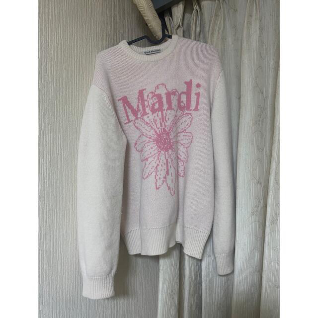 mardi mercredi ivory pink ニット