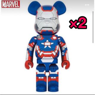 ベアブリック(BE@RBRICK)のBE@RBRICK IRON PATRIOT 1000％  2個セット(その他)