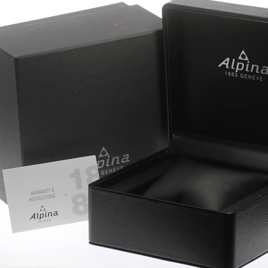 ☆未使用品★箱・保証書付き【Alpina】アルピナ スタータイマー デイデイト クロノグラフ AL-371BG4S6B クォーツ メンズ【ev20】