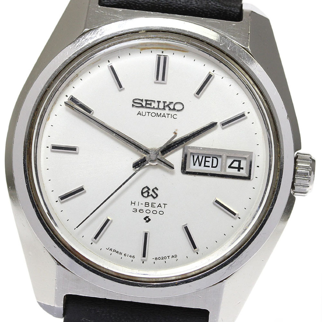 【SEIKO】セイコー グランドセイコー ハイビート Cal.6146A デイデイト 6146-8000 自動巻き メンズ【ev20】