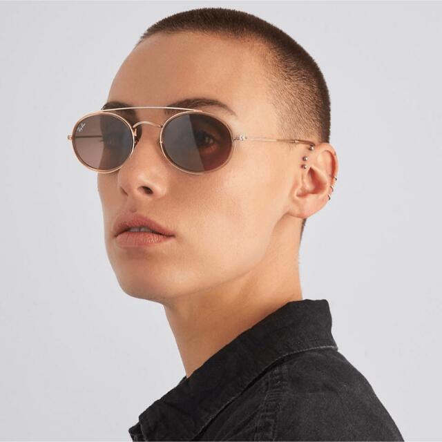 新品 Ray-ban oval Double RB3847N サングラス