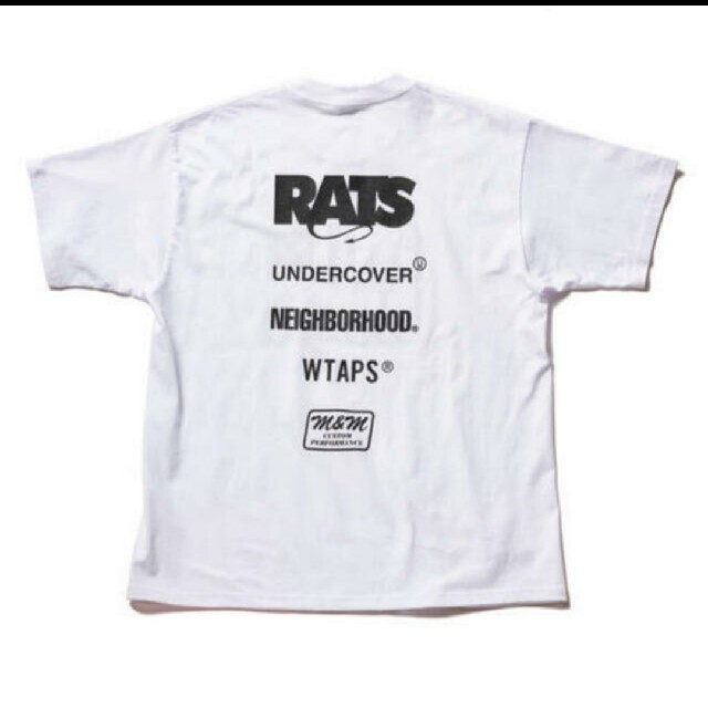 RATS FULL BLOOD T-SHIRT XL White ホワイト