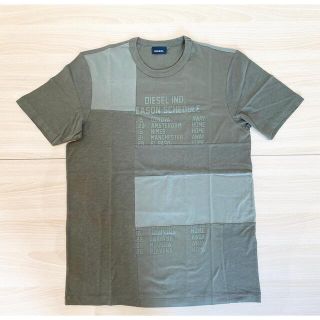 ディーゼル(DIESEL)の大注目♪DIESEL　新品未使用☆《T-ATCHWORK》グリーン 半袖Tシャツ(Tシャツ/カットソー(半袖/袖なし))