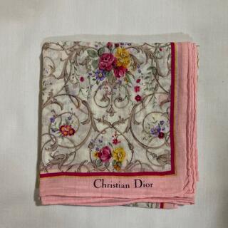 クリスチャンディオール(Christian Dior)のクリスチャンディオール　ハンカチ　中古品　#1805(ハンカチ)