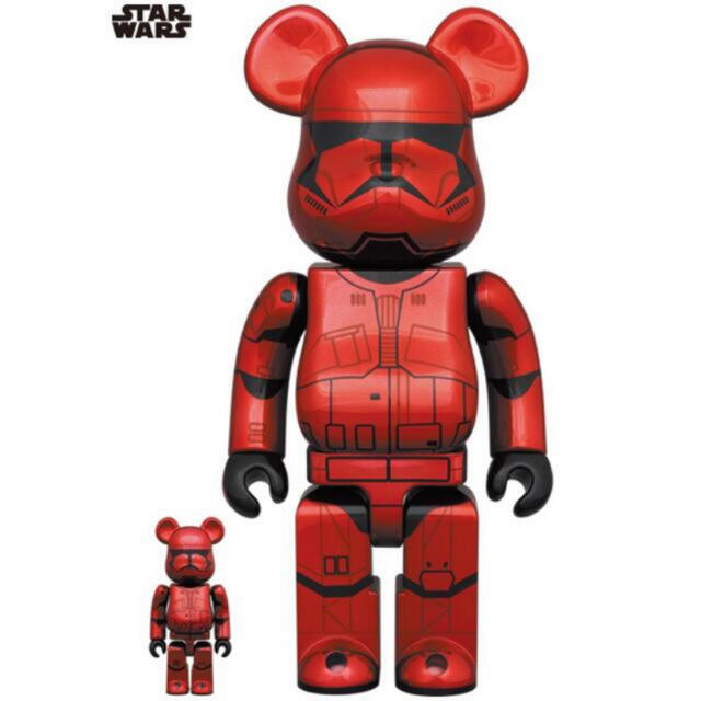 BE@RBRICK SITH TROOPER(TM) CHROME Ver.