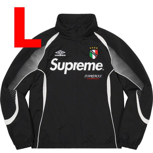 メンズsupreme / umbro track jacket black