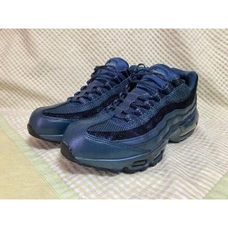 ナイキ(NIKE)のウィメンズ エア マックス 95 プレミアム NAVY/BLACK/BLUE(スニーカー)