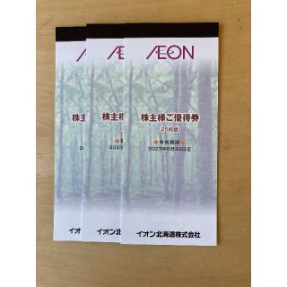 イオン北海道　株主優待　３冊(ショッピング)