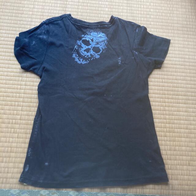 h.naoto(エイチナオト)の黒Tシャツ レディースのトップス(Tシャツ(半袖/袖なし))の商品写真