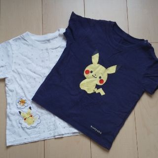 ユニクロ(UNIQLO)の【中古】　ユニクロ×ポケモン　半袖Tシャツ　2枚セット(Tシャツ/カットソー)