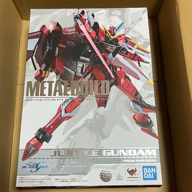 BANDAI(バンダイ)のMETAL BUILD 機動戦士ガンダムSEED ジャスティスガンダム エンタメ/ホビーのフィギュア(アニメ/ゲーム)の商品写真